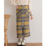 C/GRY | 前ジップナローSK | RETRO GIRL