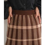 チェックニットフレアSK 【レトロガール】ニットプリーツスカート ロングスカート | RETRO GIRL | 詳細画像26 