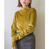 YEL0 | ベロアハイネックトップス | RETRO GIRL