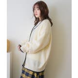 バイカラーBIGカーデ | RETRO GIRL | 詳細画像10 