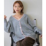 バイカラーBIGカーデ | RETRO GIRL | 詳細画像11 