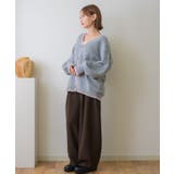 バイカラーBIGカーデ | RETRO GIRL | 詳細画像17 