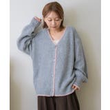 バイカラーBIGカーデ | RETRO GIRL | 詳細画像18 