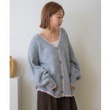 バイカラーBIGカーデ | RETRO GIRL | 詳細画像19 