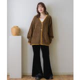 バイカラーBIGカーデ | RETRO GIRL | 詳細画像23 