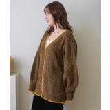 バイカラーBIGカーデ | RETRO GIRL | 詳細画像31 