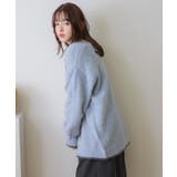 バイカラーBIGカーデ | RETRO GIRL | 詳細画像42 