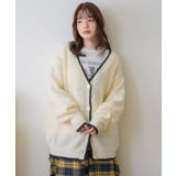 バイカラーBIGカーデ | RETRO GIRL | 詳細画像7 