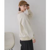 シャツ襟付ロゴニット | RETRO GIRL | 詳細画像15