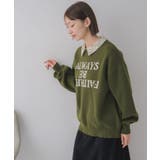 シャツ襟付ロゴニット | RETRO GIRL | 詳細画像25