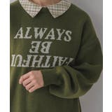 シャツ襟付ロゴニット | RETRO GIRL | 詳細画像29