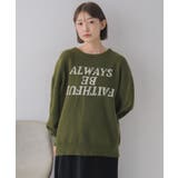 シャツ襟付ロゴニット | RETRO GIRL | 詳細画像32