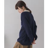 シャツ襟付ロゴニット | RETRO GIRL | 詳細画像9