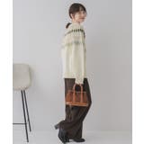 求心柄ニット | RETRO GIRL | 詳細画像5 