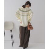 求心柄ニット | RETRO GIRL | 詳細画像6 