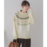 求心柄ニット | RETRO GIRL | 詳細画像8 