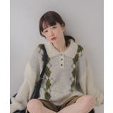 アーガイルポロニット | RETRO GIRL | 詳細画像13