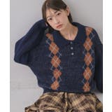 アーガイルポロニット | RETRO GIRL | 詳細画像2