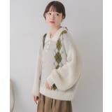 アーガイルポロニット | RETRO GIRL | 詳細画像21