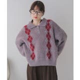 アーガイルポロニット | RETRO GIRL | 詳細画像27