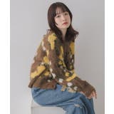 花柄起毛NTカーデ | RETRO GIRL | 詳細画像2 