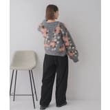 花柄起毛NTカーデ | RETRO GIRL | 詳細画像23 