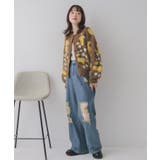 花柄起毛NTカーデ | RETRO GIRL | 詳細画像6 