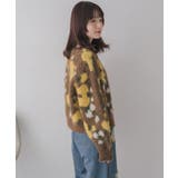 花柄起毛NTカーデ | RETRO GIRL | 詳細画像9 