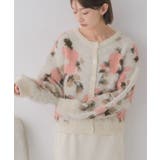 WHT4 | 花柄起毛NTカーデ | RETRO GIRL