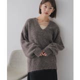 キーネック起毛ニット | RETRO GIRL | 詳細画像2