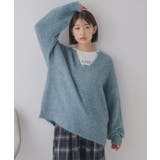 キーネック起毛ニット | RETRO GIRL | 詳細画像26