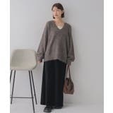 キーネック起毛ニット | RETRO GIRL | 詳細画像4