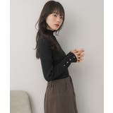 【WEB限定カラー追加】スパンコールリブハイネックNT | RETRO GIRL | 詳細画像26 