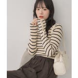 【WEB限定カラー追加】スパンコールリブハイネックNT | RETRO GIRL | 詳細画像3 