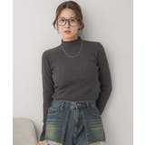 【WEB限定カラー追加】スパンコールリブハイネックNT | RETRO GIRL | 詳細画像34 