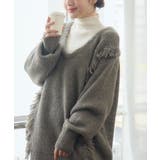 BRN0 | VネックチュニックNT | RETRO GIRL