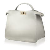 グレー | PU(合成皮革) 2WAY ショルダーベルト付き ハンドバッグ | MURA