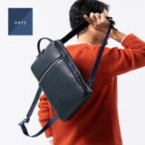 薄マチ ダブルジッパー シュリンクレザー スマート コンパクトビジネスリュック | MURA | 詳細画像5