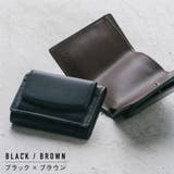 三つ折り ミニ財布 イタリアンレザー プレゼント スキミング防止機能付き | MURA | 詳細画像3