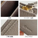 シュリンクレザー ゴールドファスナー ボタン閉じ 二つ折り財布 | MURA | 詳細画像20