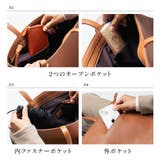 シュリンクレザー シンプル スマホポケット トートバッグ | MURA | 詳細画像13