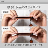 サフィアーノレザー 薄型 伸縮リール付 IDカードケース | MURA | 詳細画像12