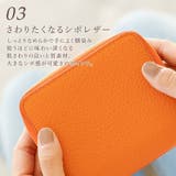 イタリア製シュリンクレザー ラウンドファスナー ミニ財布 二つ折り財布 | MURA | 詳細画像8