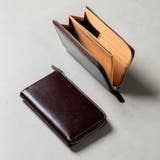 ダークブラウン | イタリアンレザー スキミング防止 収納力 コンパクト 小さめ 長財布 | MURA