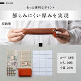 イタリアンレザー スキミング防止 収納力 コンパクト 小さめ 長財布 | MURA | 詳細画像9