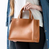 キャメル | PUレザー スクエア 高見え ミニ トートバッグ | MURA