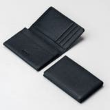 ブラック | サフィアーノレザー 本革 名刺入れ | MURA