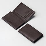 ダークブラウン | サフィアーノレザー 本革 名刺入れ | MURA