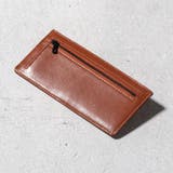 キャメル | 長財布 ゴートレザー プレゼント スキミング防止機能付き 薄型 長財布 | MURA