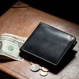 ブライドルレザー/ブラック | 二つ折り 財布 イタリアンレザー プレゼント スキミング防止機能付 | MURA